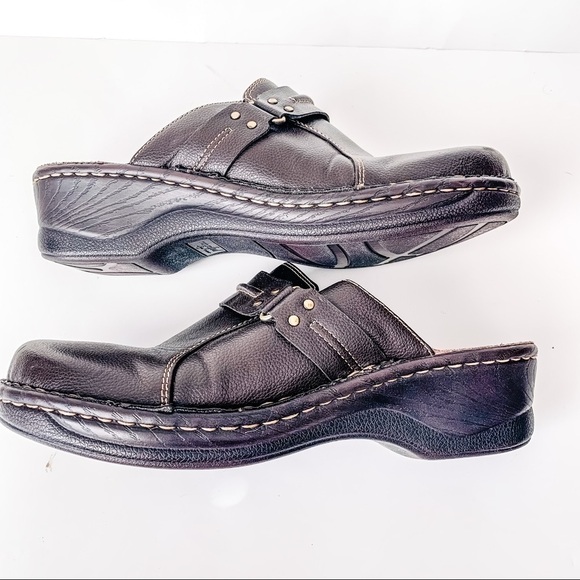 Natural Soul Leather Mules SZ-6.5 - Picture 1 of 10